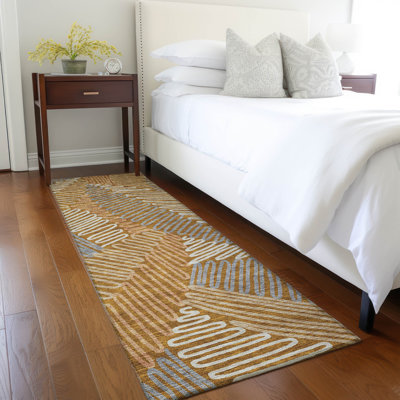 Lamanna Washable Floral Indoor / Outdoor Rug
