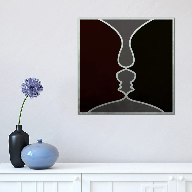 Face To Face - Wrapped Canvas Print, 45.72 cm H x 45.72 cm W x 3.175 cm D