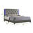 Deema Upholstered Velvet Standard Bed-73964854