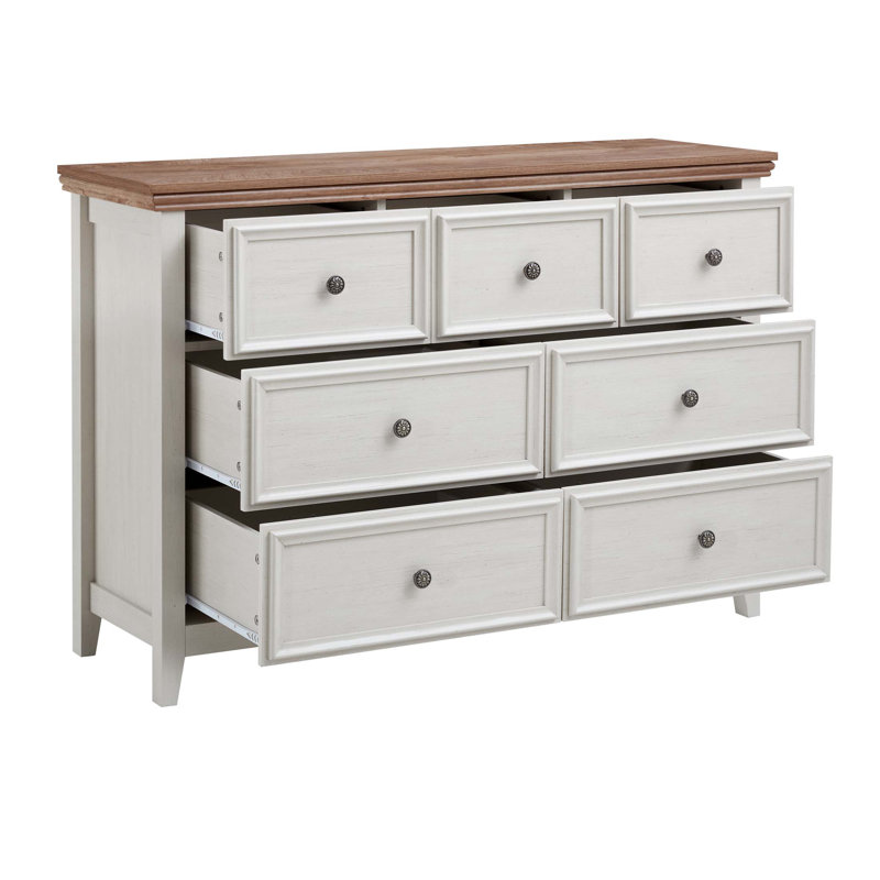 Commode moderne à 7 tiroirs, commode à tiroirs et rangement pour vêtements, armoire de rangement pour le salon, rangement pour la commode BEIGE