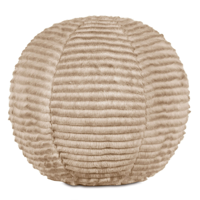 Holiday Glam Circular Pillow Cover & Insert