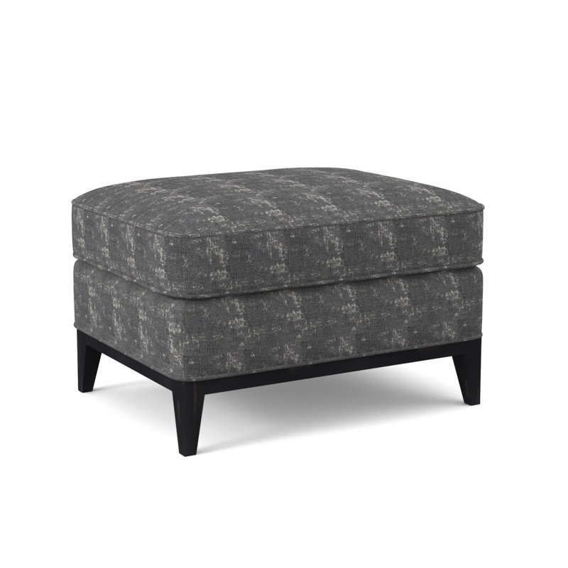 Sonoma Ottoman, Vintage Ebony, Filigree Ivory 100% Polyester