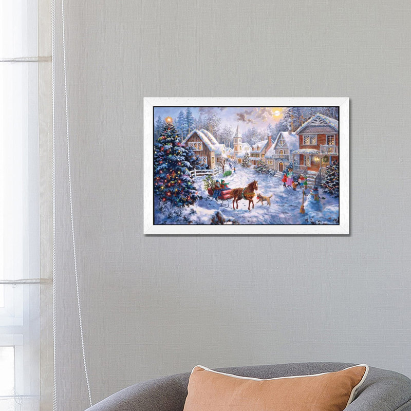 Nicky Boehme - Print on Canvas, White Framed, 93.98 cm H x 93.98 cm W