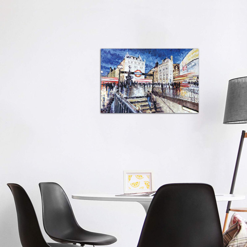 Piccadilly Circus I by Roger - Wrapped Canvas Painting, 101.6 cm H x 66.04 cm W x 3.175 cm D