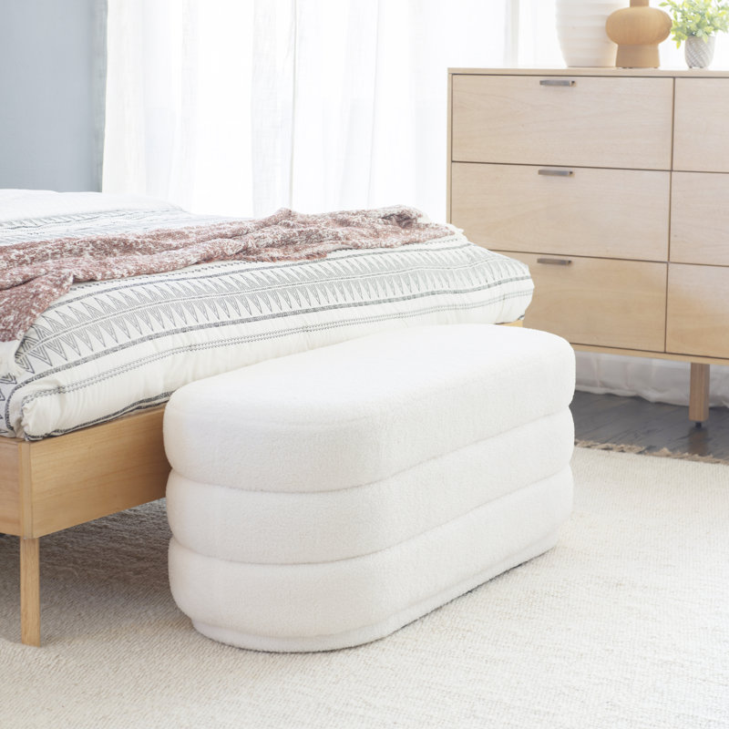 Repose-pieds en sherpa Xante