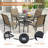 Lavonya 4 - Person Patio Dining Set with Square Table-1546779849