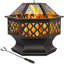 Bulle Round Iron Wood Burning Fire Pit