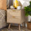 40cm W Solid Wood Bedside Table