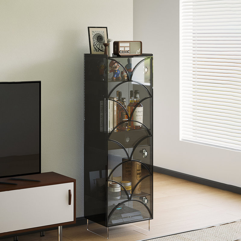 Petite armoire de rangement en acrylique, Noir