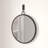 Stopwatch Round Accent Mirror - 30"W x 30"H - Black-471552078-420534064-420534065