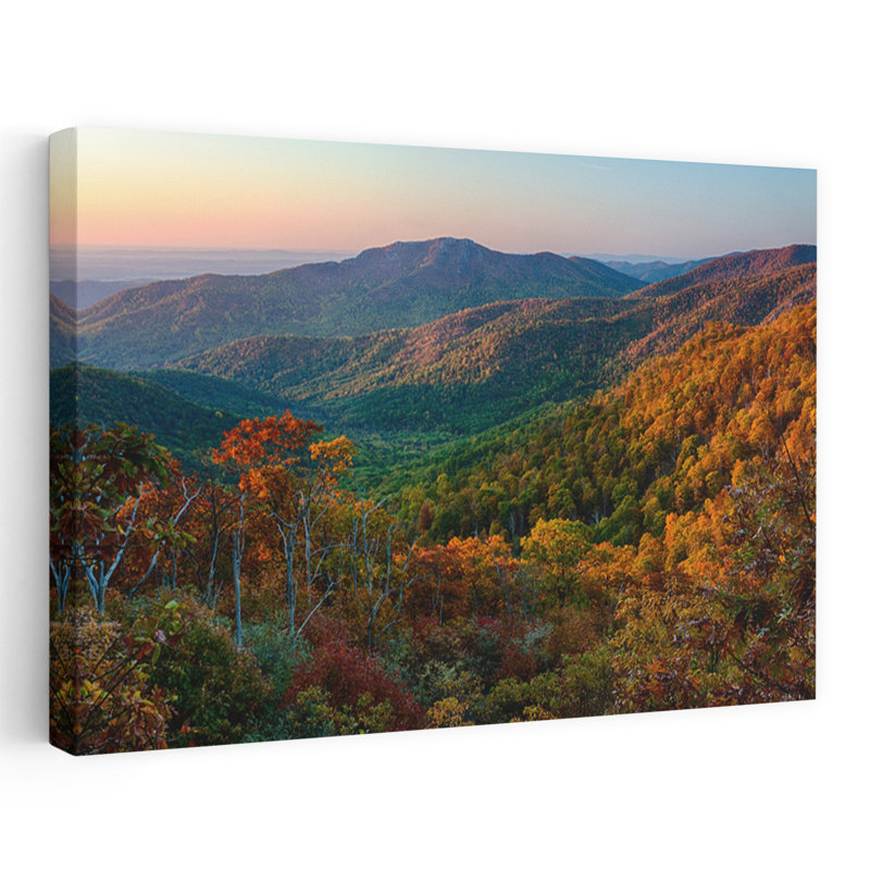 Old Rag Mountain Shenandoah National Park Virginia USA 1 Piece Wrapped Canvas Wall Art, 40.64 cm H x 60.96 cm W