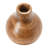 Mylo Brown 8'' Solid Wood Table Vase