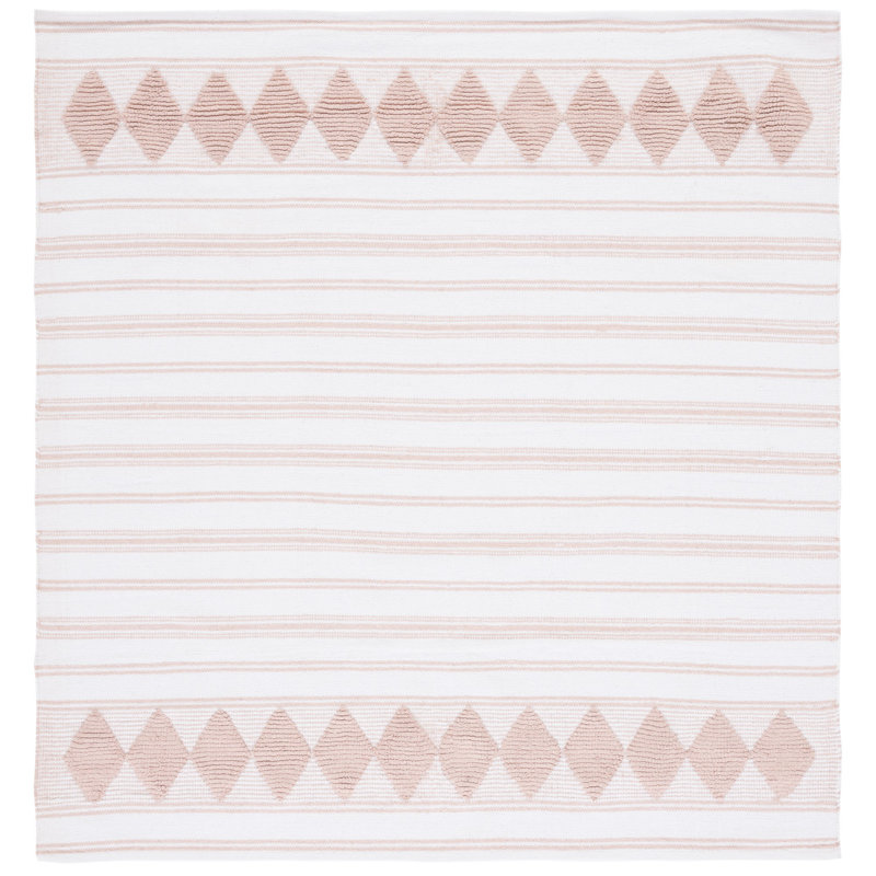 Tapis en coton tissé à plat Breckenridge, Carré 6 pi
