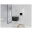 Meuble-lavabo mural 24 po avec lavabo en céramique et armoire d'appoint en châtaignier noir ou blanc-129885174