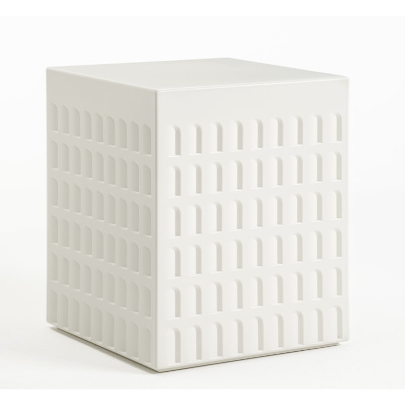Eur Accent Stool, White