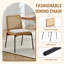 Ensemble de table de salle à manger moderne et moderne avec chaises 2/4 Mid-Century, ensemble de cuisine de style industriel pour petits espaces, salle à manger-1547049522