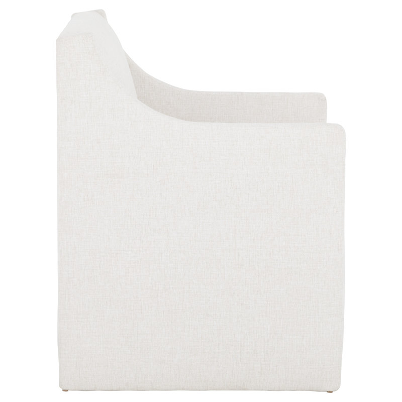Upholstered Arm Chair, 4834 White