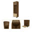 Armoire bar 12 tiroirs 2 tablettes 1 tiroir Machaia et Macadamia