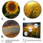 Tournesol doré panoramique - décoration murale florale-1300248430-1300248428