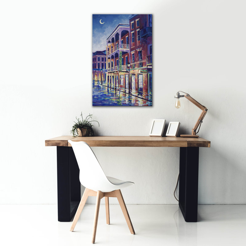  «Felix's Restaurant And Oyster Bar New Orleans» par ADEL, art mural sur toile, 26 po x 40 po, H 40 po x l 26 po