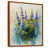 Toile avec cadre flottant brun