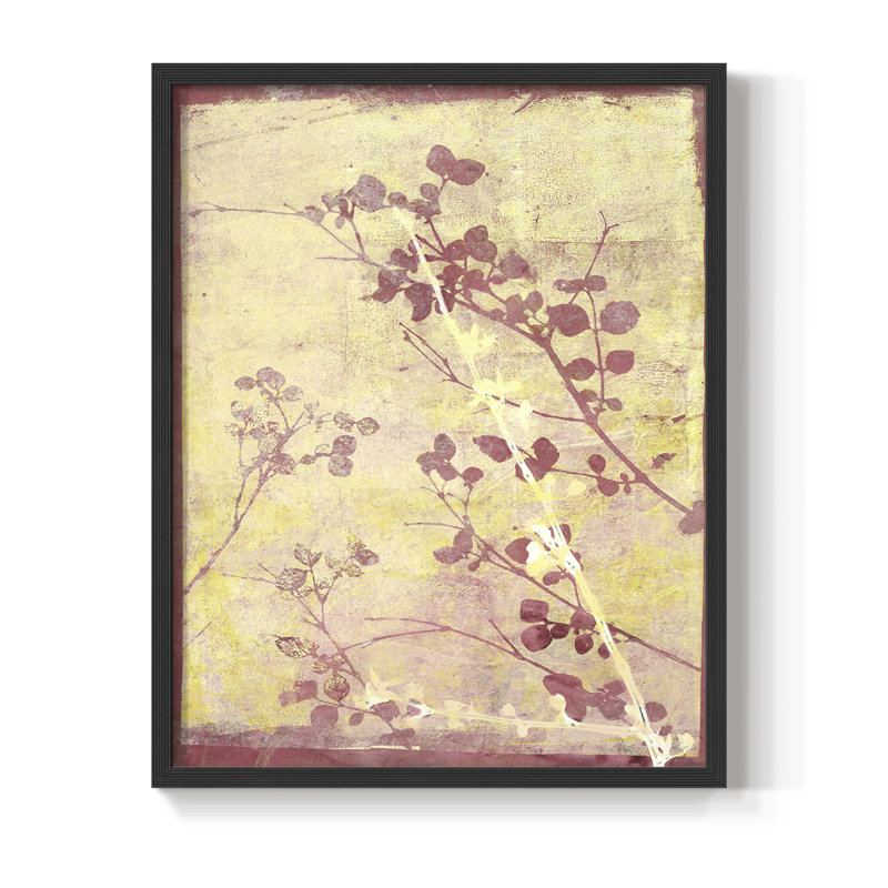 Reproduction encadrée en V sans cadre - bois massif, Noir, H 14 po x l 11 po