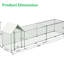 Poulailler en métal 16 X 3 pi avec couvercle imperméable-1085190854