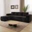 Canapé modulaire en L Plusur Corduroy
