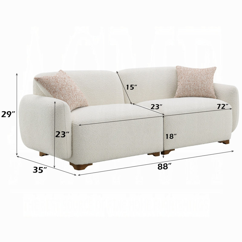 Darius Sofa W/2 Pillows