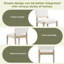 Ensemble de 2 chaises de salle à manger rembourrées sans accoudoirs en tissu Mid Century-1446087407