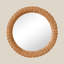 Kingston Round Rattan Mirror