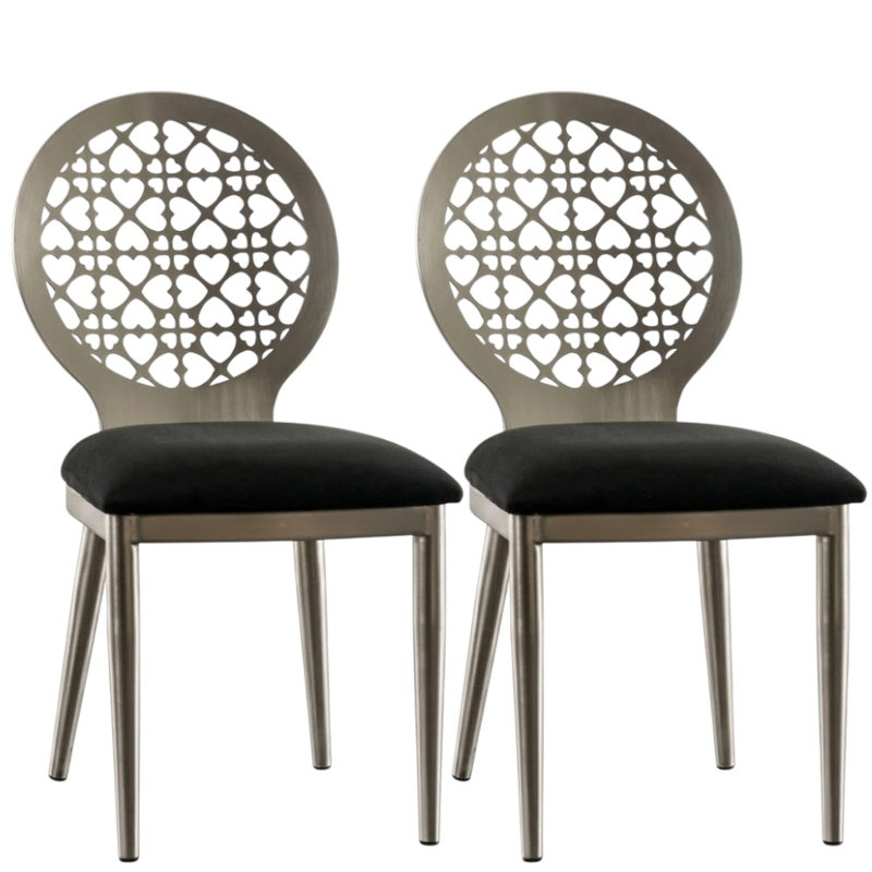 Ensemble de 2 chaises d'appoint Abner