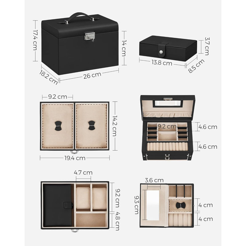 Jewellery Box +, Black
