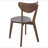 Shorna Grey and Natural Walnut 5-piece Dining Set-266570605