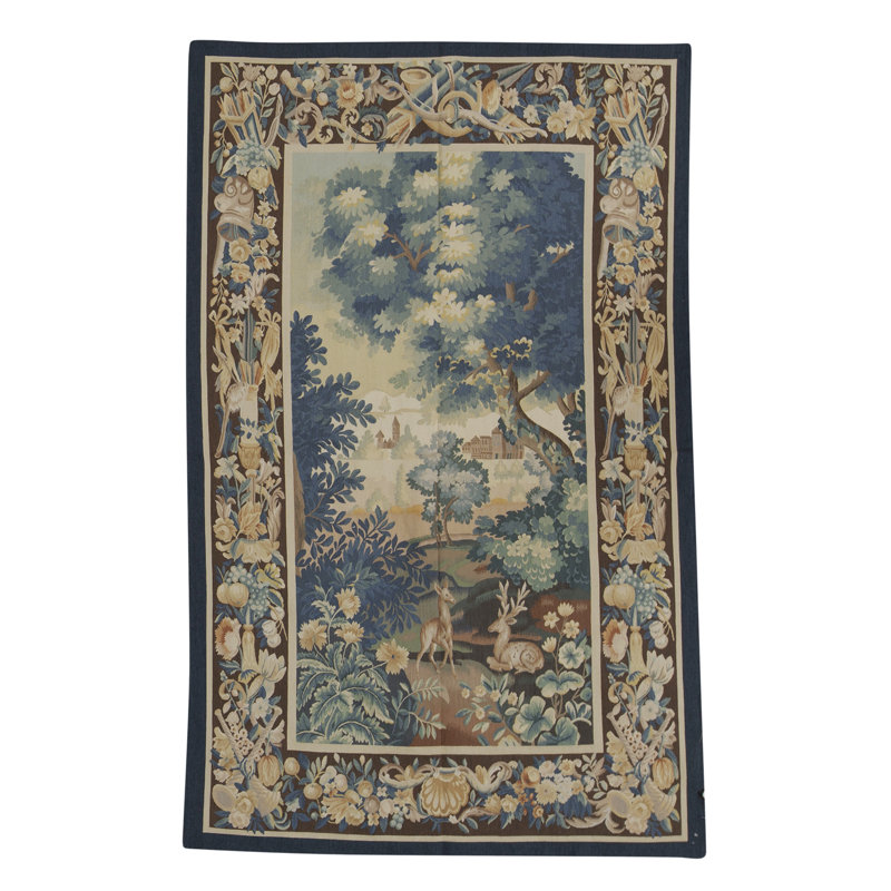 Hand-Knotted High-Quality Blue Area Rug