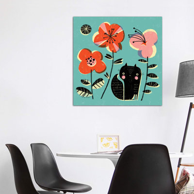 " Squirrel - Flowers " Print