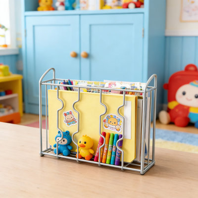 Over The Cabinet Door Organizer With Storage Basket, Space Saving Kitchen And Bathroom Shelf For Towels, Spices, And Cleaning Supplies