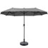 Parasol de patio 13 pi avec base