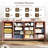 14 Drawer Dresser, 63 in Black Fabric Dresser TV Stand with Power Outlet for 65 70 75 in TV, Long Entertainment Center for Bedroom, Closet, Living Room, Entryway-1845626026
