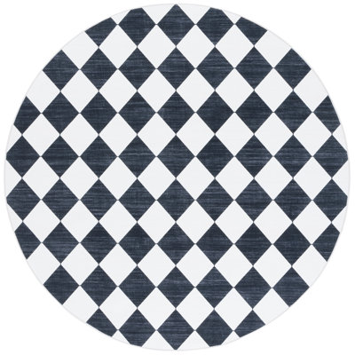 Tapis ivoire / noir Josalina Clara 938