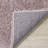 Hammersmith Pink Blush Solid Shag Area Rug-996583367