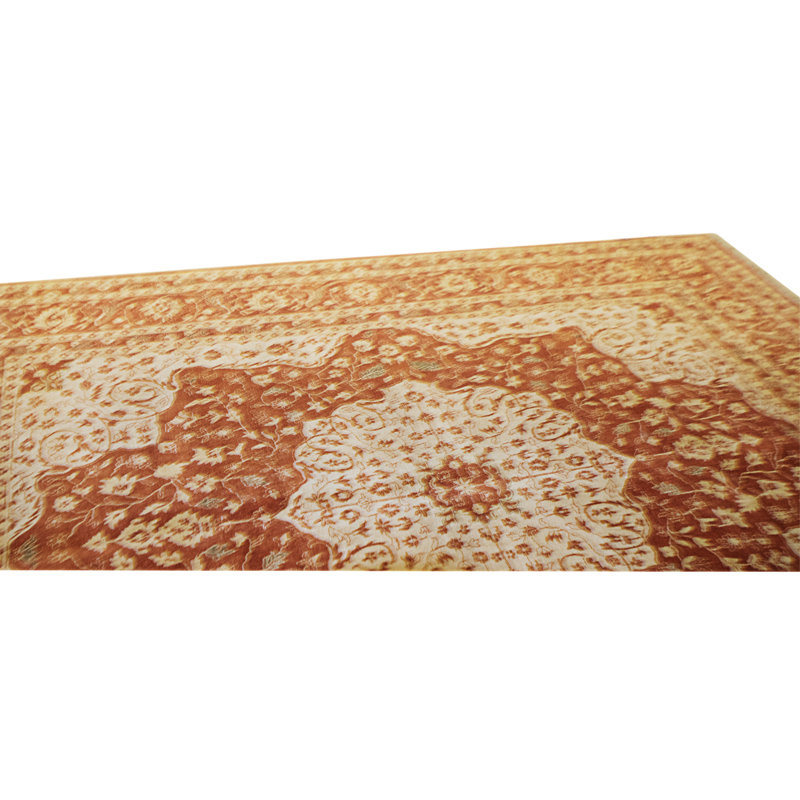 High-Quality Hand-Knotted Rust Area Rug