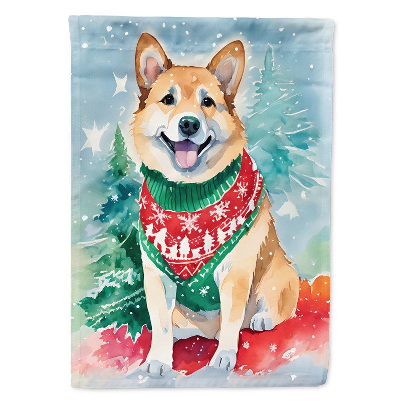 Double Sided Polyester Christmas, 40'' H x 28'' W
