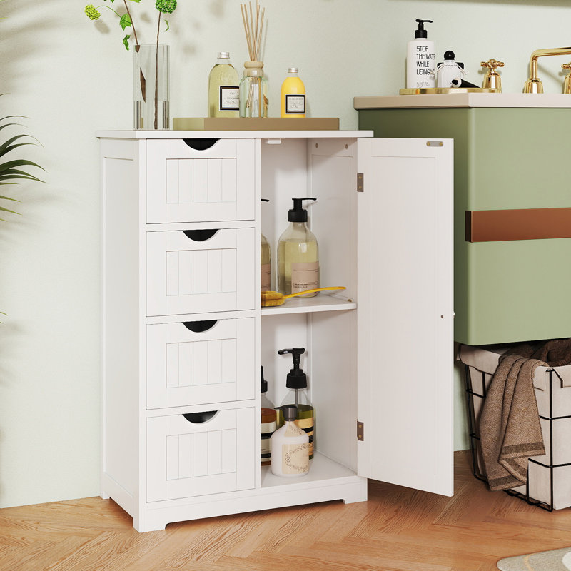 Sturdivant Bathroom Cabinet, White