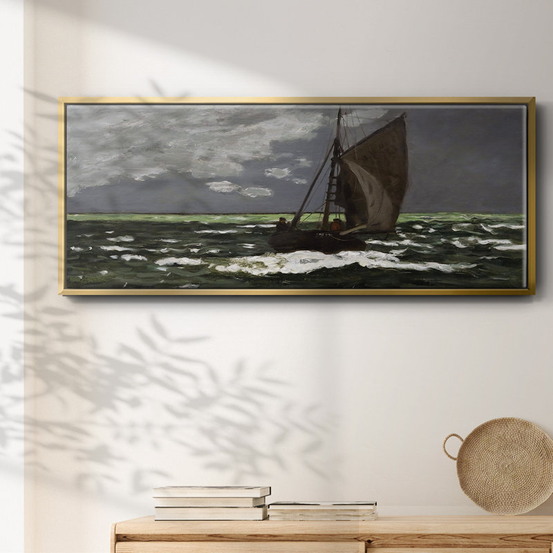 Stormy Seascape, 1867 - toile encadrée, H 24 po x l 60 po