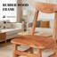 Ensembles de table de salle à manger peu encombrants, finition en bois de noyer rustique, style maison de campagne pour des repas familiaux confortables