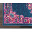 Tapis oriental bleu marine / rose Abbate-442423514
