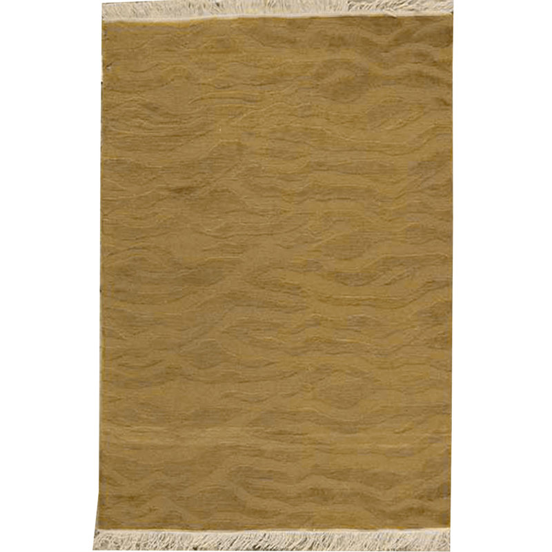 Hand-Knotted High-Quality Gold Area Rug