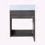 Meuble-lavabo suspendu de 45,7 cm (18 pouces) avec lavabo en résine et armoire à fermeture douce, design écologique et élégant