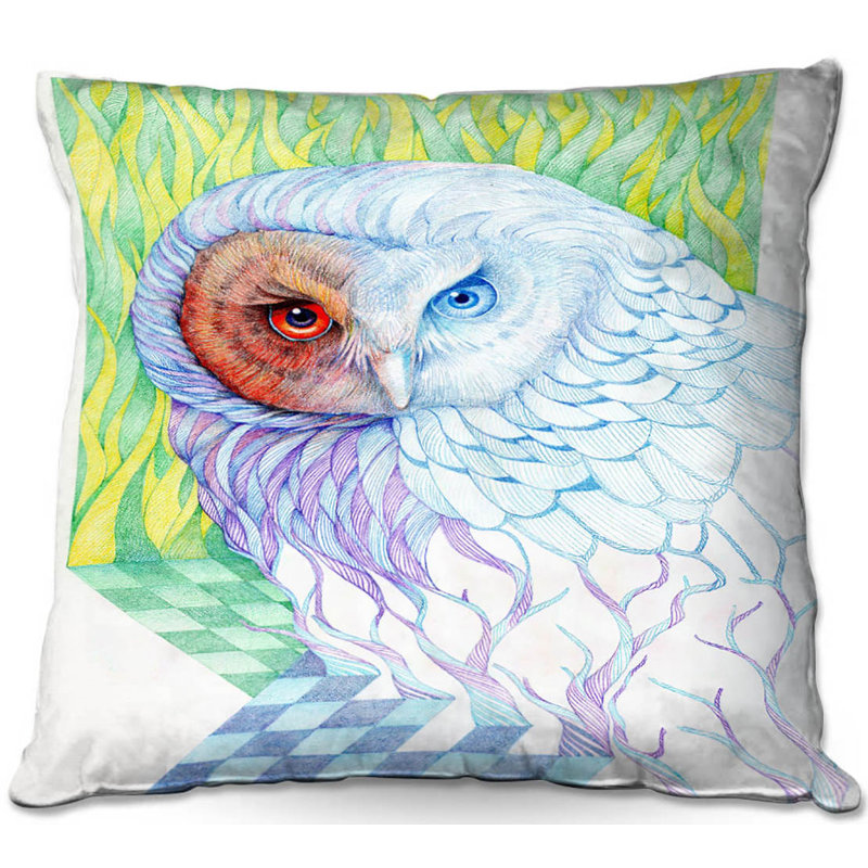 Coussin hibou canapé chess, 20 po x 20 po